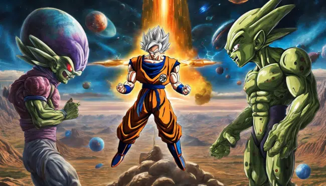 découvrez ce que cela donnerait si des extraterrestres envahissaient l'univers de dragon ball z et assistez à des affrontements épiques entre les héros et ces nouveaux ennemis redoutables.