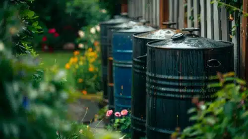 Le meilleur endroit pour installer des récupérateurs d'eau de pluie dans le jardin